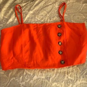 Blood Orange Crop Top